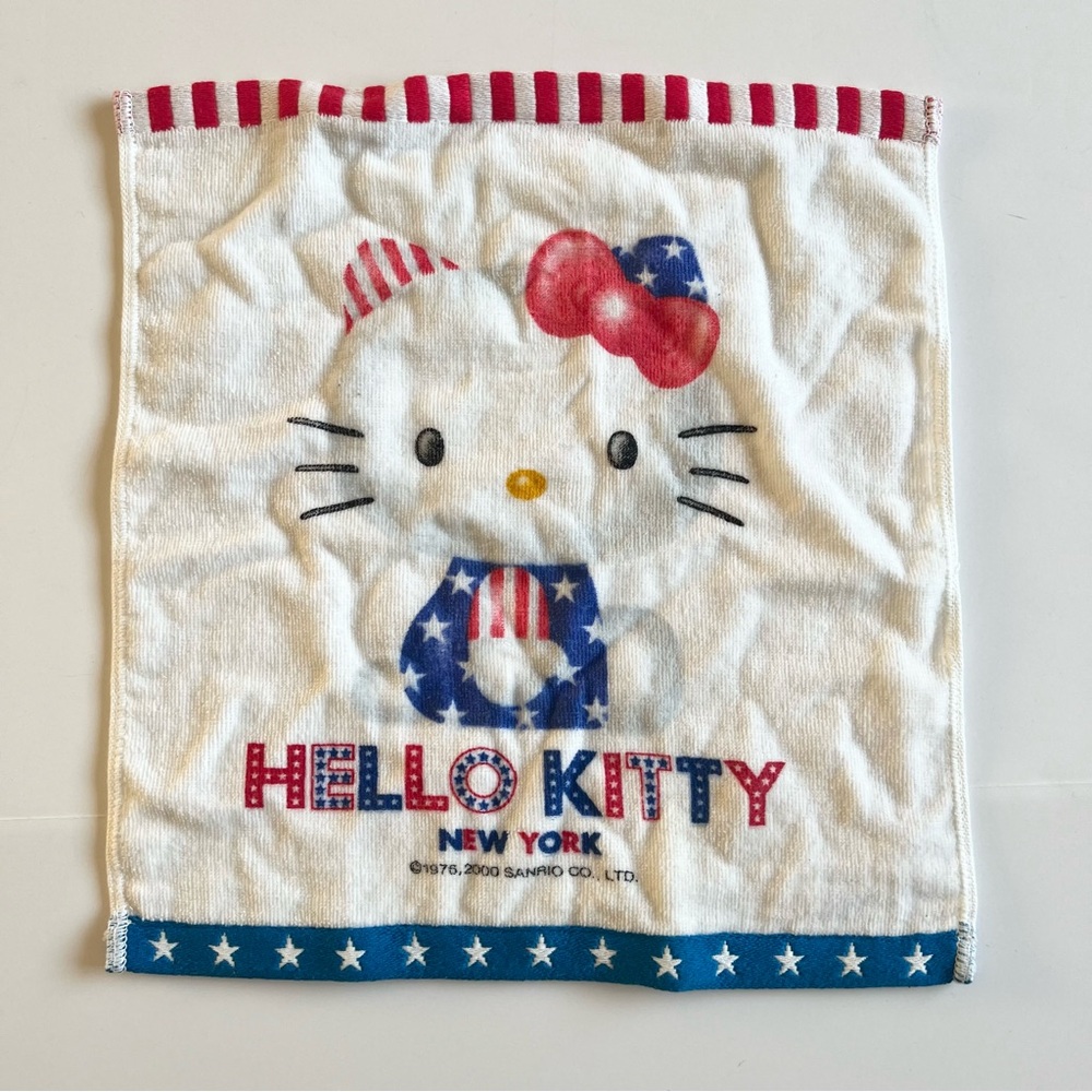 Vintage Hello Kitty New York‎ Wash Cloth 2000 Sanrio